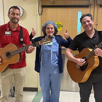 nurse and guitarists
