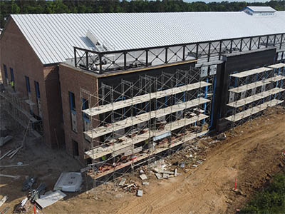 Sawmill north side scaffold work May 2025 thumbnail