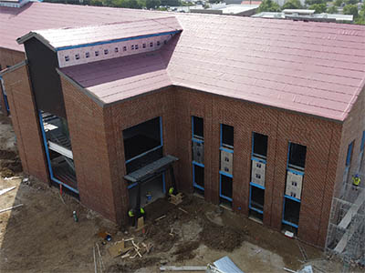Sawmill south and east side brick progress May 2025 thumbnail